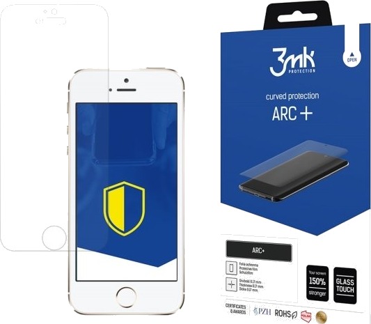 3Mk Arc+ Beskyttelsesfilm For Apple Iphone 5 / 5S / Se