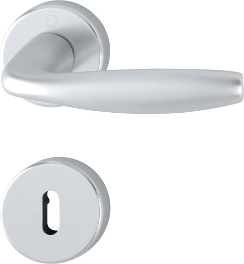Hoppe New York F1 Dørhåndtak 37 42mm Med Nøkkelskilt 10 Pakning Hoppe New York F1 Dørhåndtak 37 42mm Med Nøkkelskilt 10 Pakning