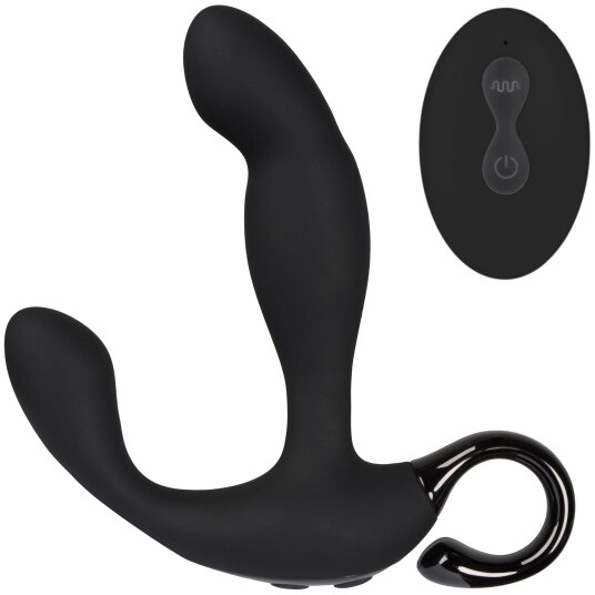 Sinful Come-hither Oppladbar Prostatavibrator - Svart - Svart