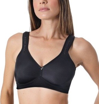 sassa BH Beautiful Embroidery Soft Spacer Bra Svart polyamid B 75 Dame