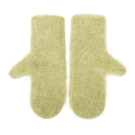 Aba Mittens Verde One Size Fury fluffy alpaca mittens Aba Mittens Verde One Size Fury fluffy alpaca mittens