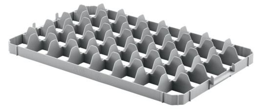Ringoplast Inndeling Komfort 40 rom Ø 6,7 cm topp; 60x40x6.2 cm BxDxH; Grå