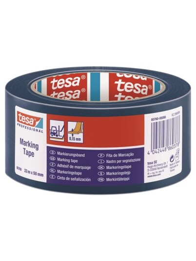 tesa Floor Marking Tape 33m x 50m Blå tesa Floor Marking Tape 33m x 50m Blå