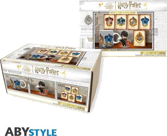 Abystyle Harry Potter Kopp Med Sugerør Postkort Og Figur 8+ År