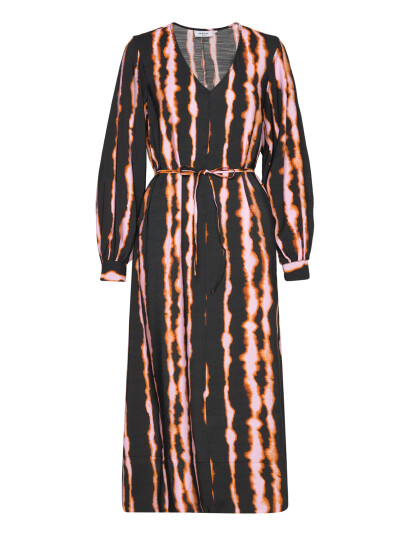 MSCH Copenhagen Mschselfrida Dilvera V Neck Dress Aop Black S