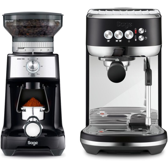 Sage The Bambino Plus espressomaskin & kaffekvern, svart Sage The Bambino Plus espressomaskin & kaffekvern, svart
