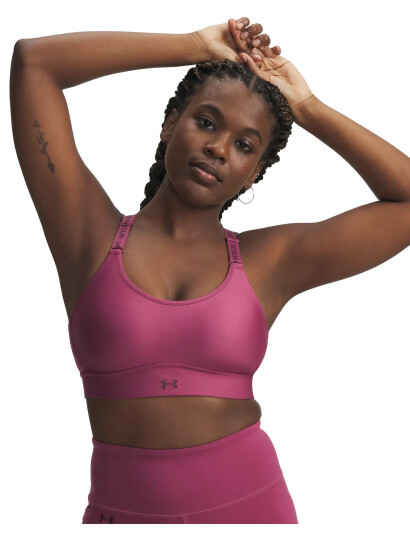Under Armour Ua Infinity Mid 2.0 Bra - Pink - L/AC