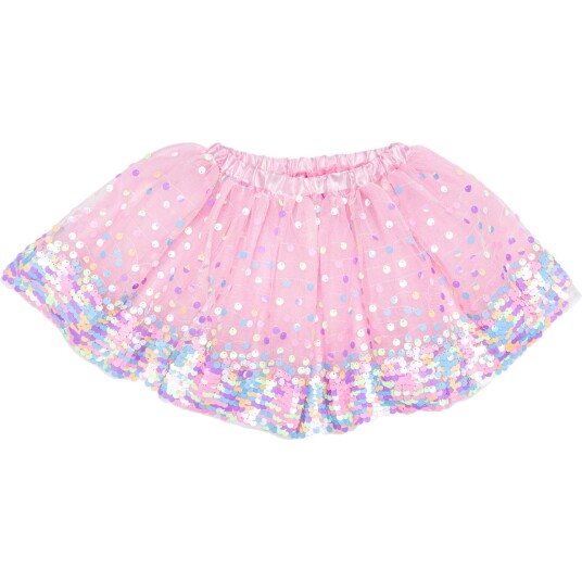 Great Pretenders Party Fun Sequins Skirt Pink/Neon