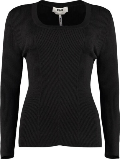 Msgm Dame Strikkevarer Svart M, Msgm Dame Strikkevarer Svart M,