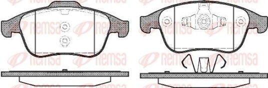 Bremseklosser REMSA 1389.00