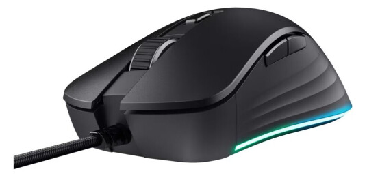 Trust GXT 924 Ybar+ Kablet Gamingmus Optisk 25600 DPI Svart