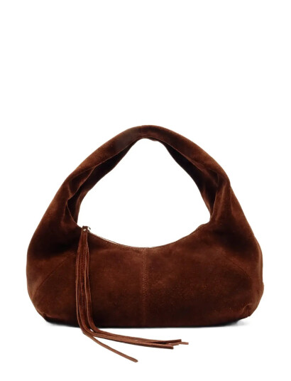 Nunoo Small Alma Suede Chocolate Núnoo X Lia   Brown   ONE SIZE