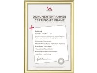 Walther Trendstyle 21x29,7 Resin gold DIN A4 KP130G Walther Trendstyle 21x29,7 Resin gold DIN A4 KP130G