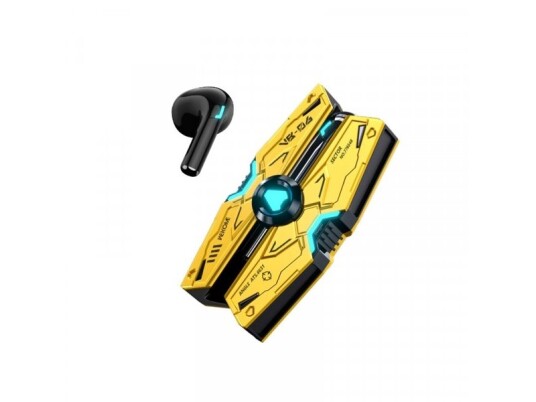 Wekome Vb06 Mecha Series - V5.3 Tws Trådløse Bluetooth-Øretelefoner Med Ladeveske (Gul)