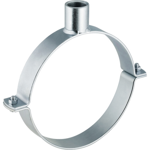 250 mm rørstøtte med 1" hylse svart PEH Geberit
