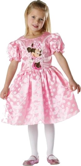 Rubies Disney Junior Minnie Mouse Classic Pink Kostume 3 9 År Str. 128/L Rubies Disney Junior Minnie Mouse Classic Pink Kostume 3 9 År Str. 128/L
