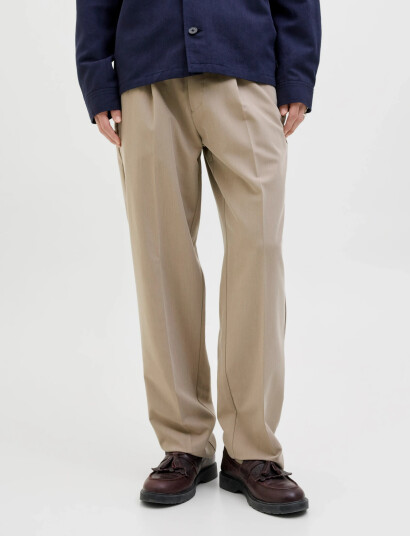 Jack & Jones Jprcckarl Jjcameron Pleated Chino Noos - Beige - 34 x 34 Jack & Jones Jprcckarl Jjcameron Pleated Chino Noos - Beige - 34 x 34