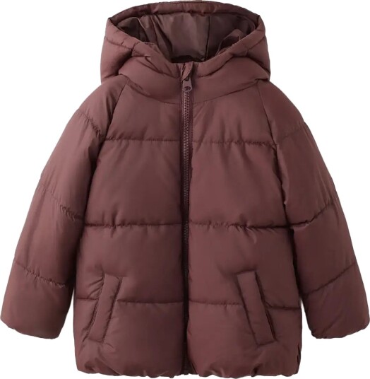 Mango Anorak Aldo Burgundy 4 5