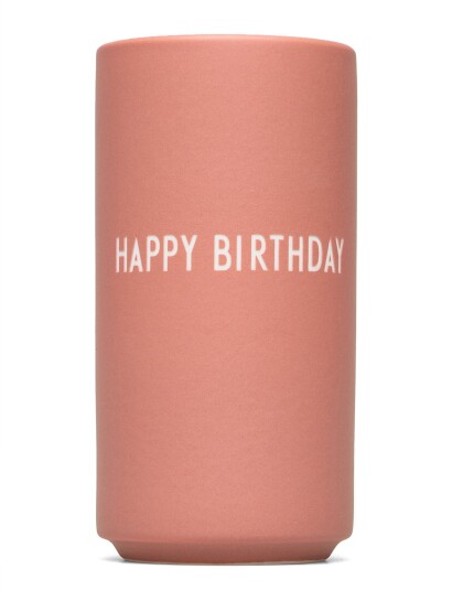 Design Letters Favourite Vase Red NUDEHAPPY H11CM