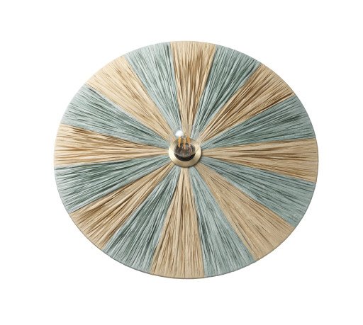 Jore Copenhagens bordlampe Dott Stripes blå 54x10 cm