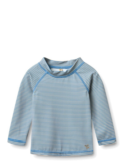 Wheat Swim T Shirt L/S Dilan Blue 80