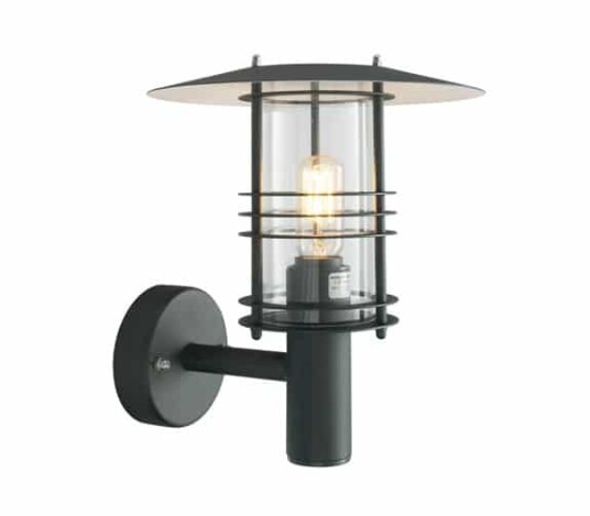 Stockholm Vegglampe 280 Sort