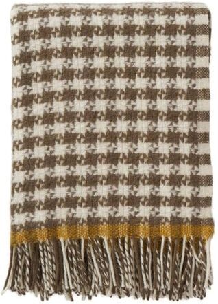 Ullpledd Houndstooth – 100 % Lammeull 130 × 200 Fra Klippan