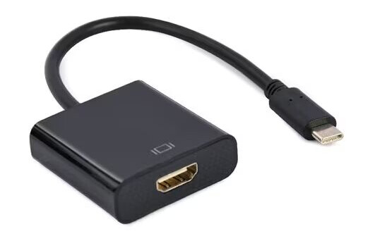 Cablexpert USB-C til HDMI-adapter 4K 30Hz 15 cm Svart