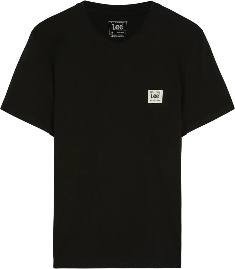 Lee Jeans Woven Label Tee Black S