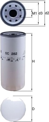 Oljefilter KNECHT OC 282