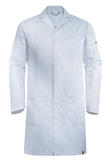 Uvex Suxxeed Esd Jakke Herre Hvit S Klafflukking Bomull Polyester