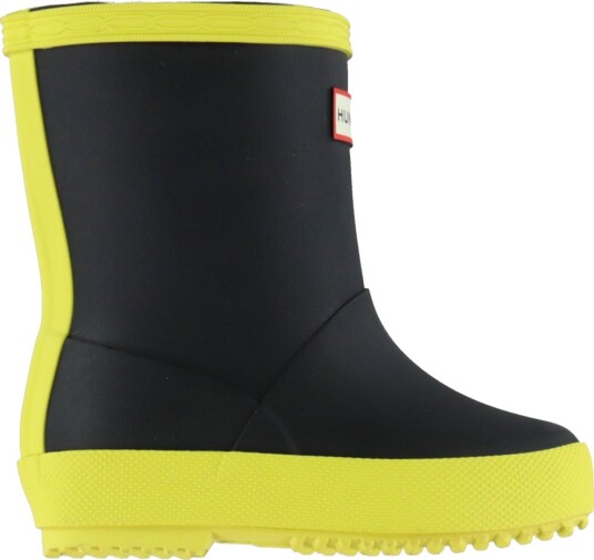 Hunter Gummistøvler m. for   Kids First Colour Block   Svart/Ill   Hunter   26   Gummistøvler Gul