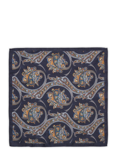 Amanda Christensen Tie & Pocket Square - Navy - ONE SIZE