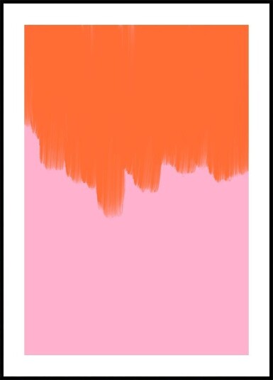 Orange Over Poster Plakat / 40x50cm
