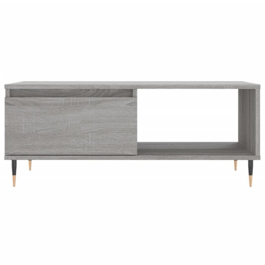 Salongbord grå sonoma 90x50x36,5 cm konstruert tre 8721012109452