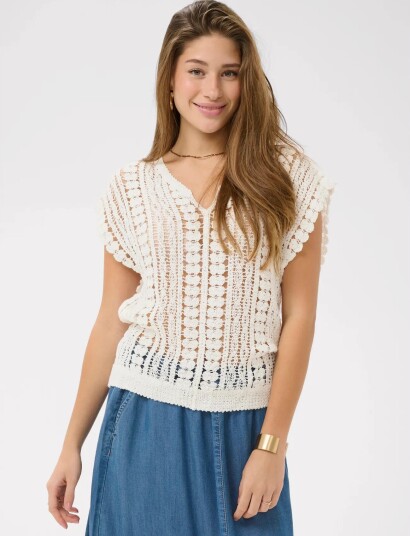 Cream Crtilda Slipover Cream M/L