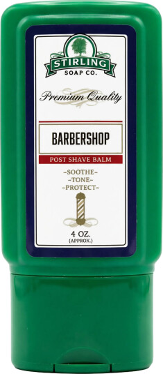 Stirling Soap Co. Post-Shave balm etterbarberingskrem Barbershop 118ml Stirling Soap Co. Post-Shave balm etterbarberingskrem Barbershop 118ml