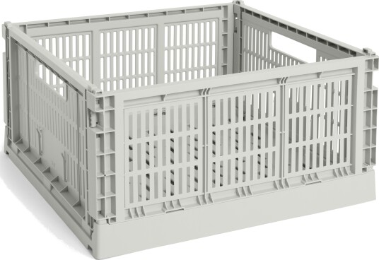 Hay Colour Crate Large Square Oppbevaring Grey Hay Colour Crate Large Square Oppbevaring Grey