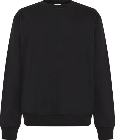 Knowledge Cotton Apparel Relaxed Crew Neck Black S