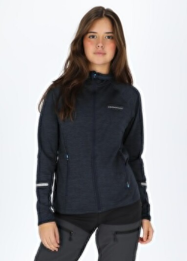 Swedemount Trail Stretch Hood Jacket W Dk. Navy Melange/ Navy 34 Hoodies Swedemount Trail Stretch Hood Jacket W Dk. Navy Melange/ Navy 34 Hoodies