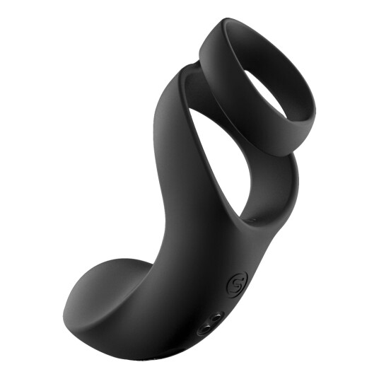 Svakom Benedict Oppladbar Dobbel Ring Perineum Stimulator - Svart Svakom Benedict Oppladbar Dobbel Ring Perineum Stimulator - Svart