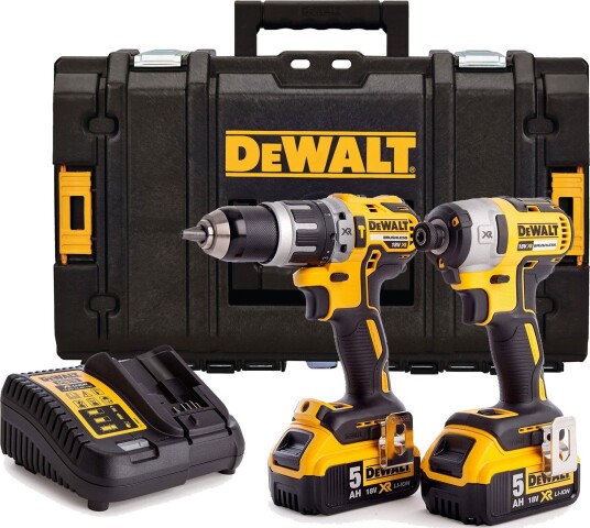 DeWalt XR Børsteløs Kombopakke Slagdrill Og Slagskrutrekker DCK266P2 18v