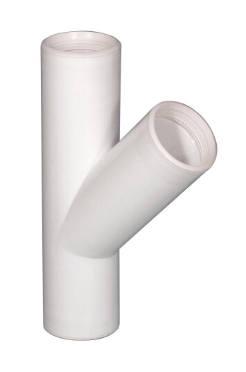Purus 2910431 T rør 45° innstikk 32 mm Innendørsavløp