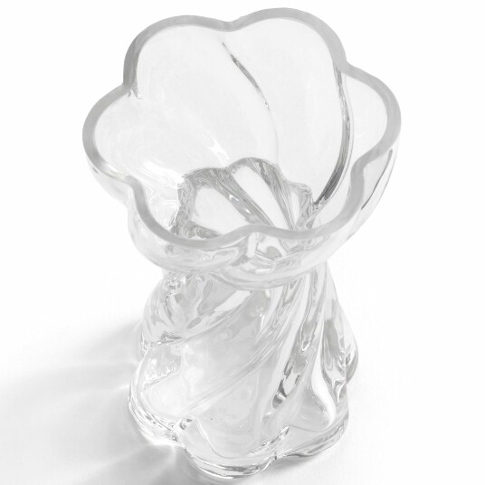 Cooee Design Bulb Twist løkvase 12 cm klar