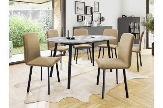 Other Brand Spisegruppe Narberth Beige