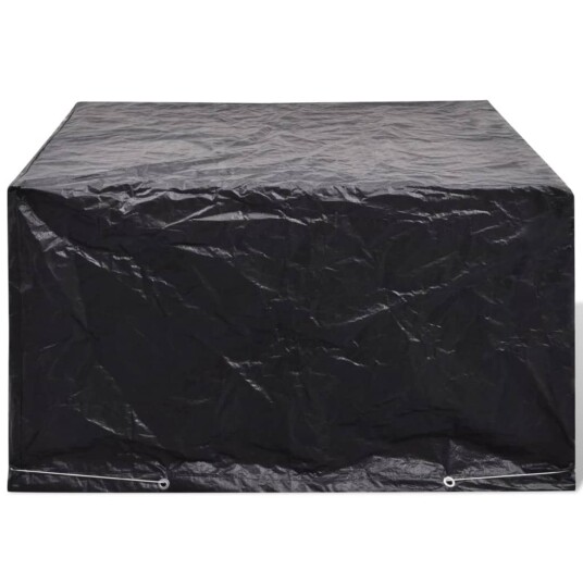 vidaXL Hagemøbeltrekk 2stk 6 personer polyrotting 8 maljer 172x113cm