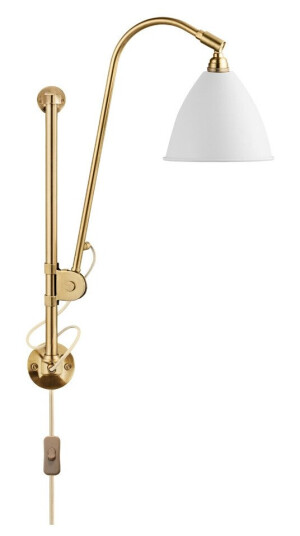 Bestlite BL5 Vegglampe Matt Hvit & Messing Bestlite BL5 Vegglampe Matt Hvit & Messing