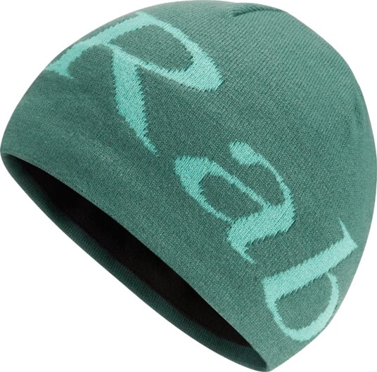 RAB Logo Beanie lue Green Slate/Glacier