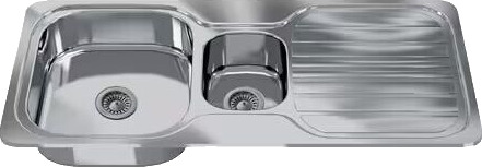 Epoq Silver ET01 kjøkkenvask 112x50cm Epoq Silver ET01 kjøkkenvask 112x50cm