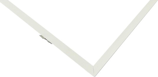 Innbyggingsramme for 120x60 LED panel Ny model passende for trebetong og gips hvit kant